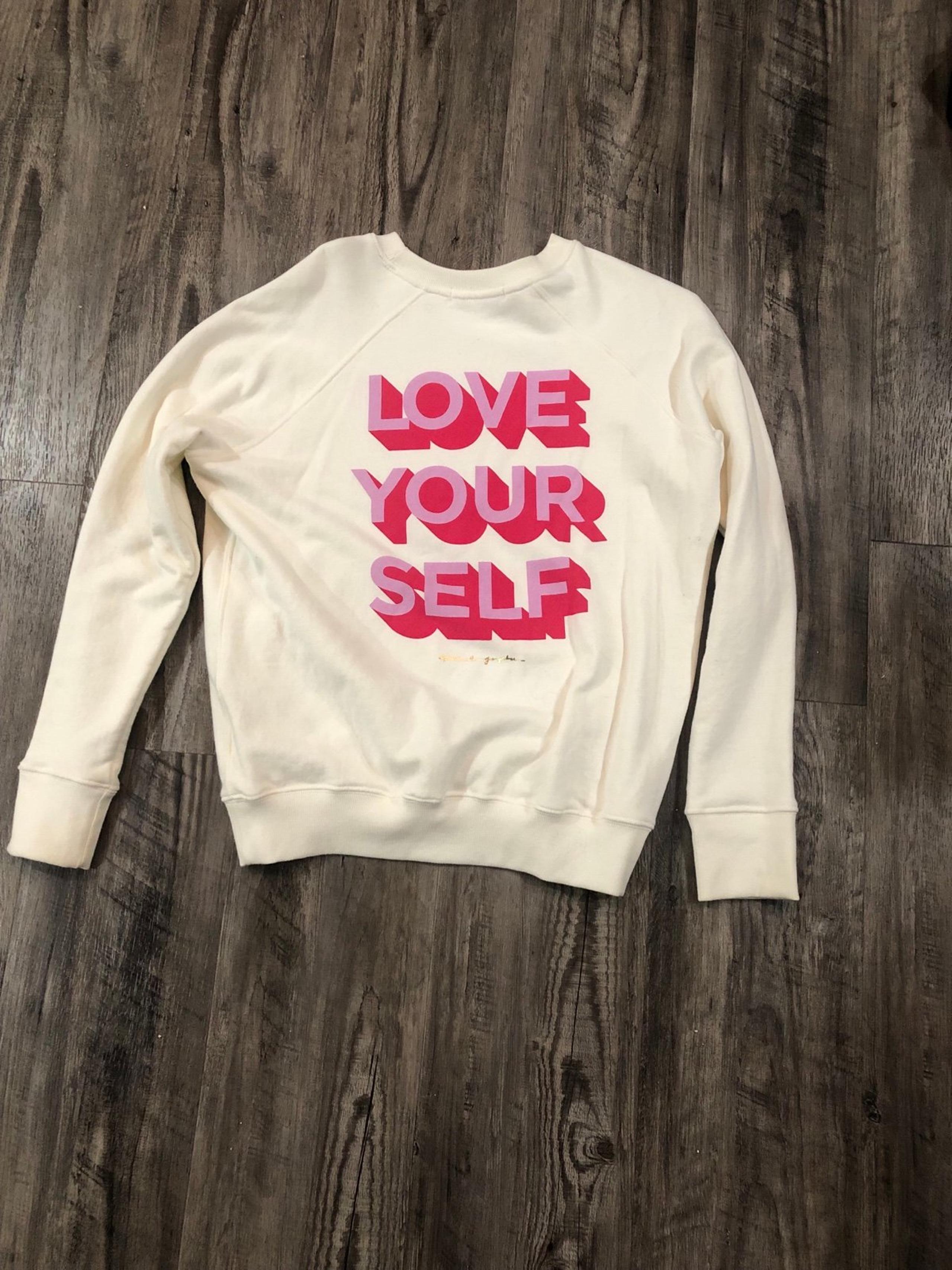 NWOT spiritual gangster love yourself  crew neck sweater