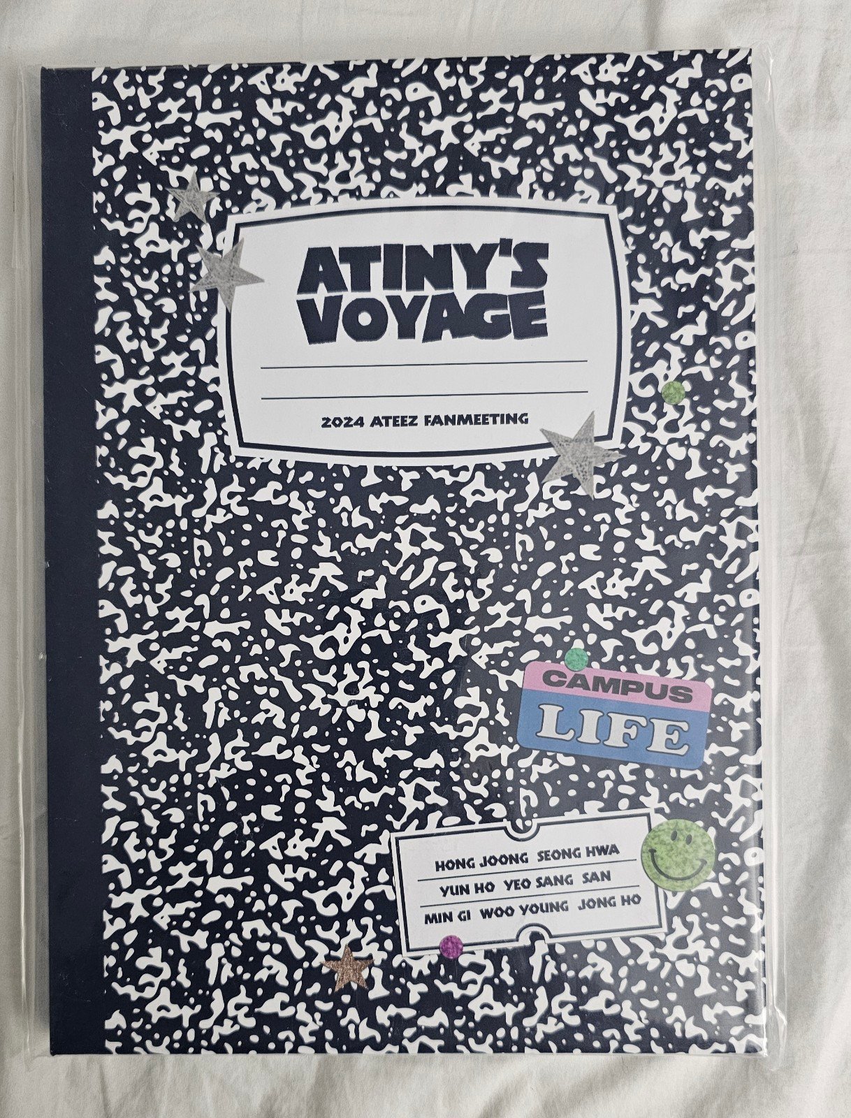 2024 ATEEZ FANMEETING ATINY’S VOYAGE : FROM A TO Z OFFICIAL MD POSTER BOOK NEW