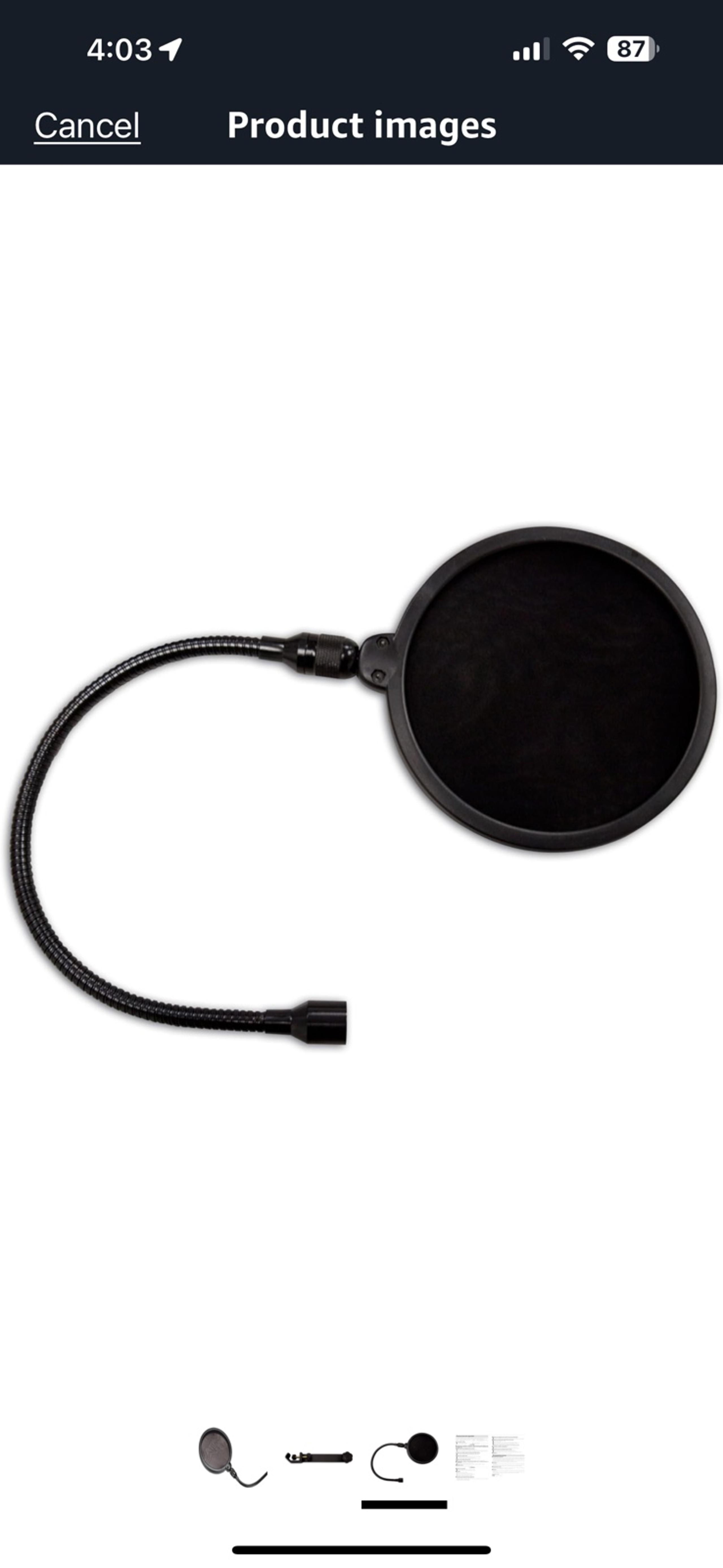 Samson PSO1 Pop Filter
