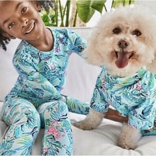 Lilly Pulitzer Girl'S Slim Fit Cotton Pajama Set Size 10 In Excellent Condition