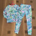 Lilly Pulitzer Girl'S Slim Fit Cotton Pajama Set Size 10 In Excellent Condition