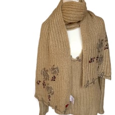 Vintage Embroidered A.P. Paris Sweater