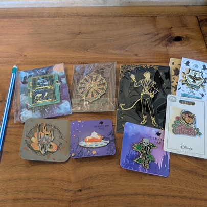 Lot of 8 Miscellaneous Enamel Pins