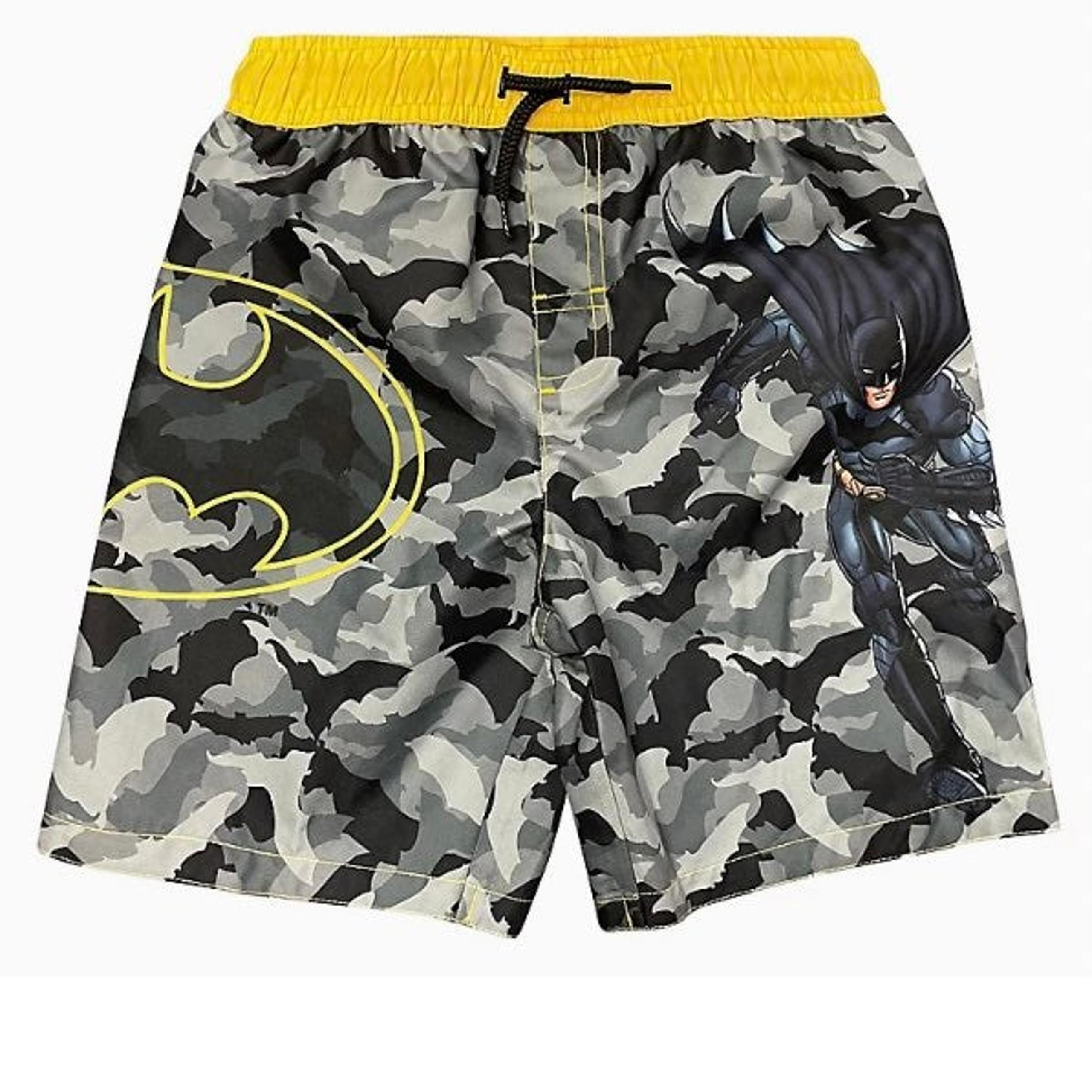 DC Comics Batman Toddler Boys Swim Trunks, Size 4 NWT