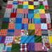 Handmade patchwork Coverlet