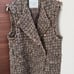 NEMIKA Tweed Double-Breasted Vest