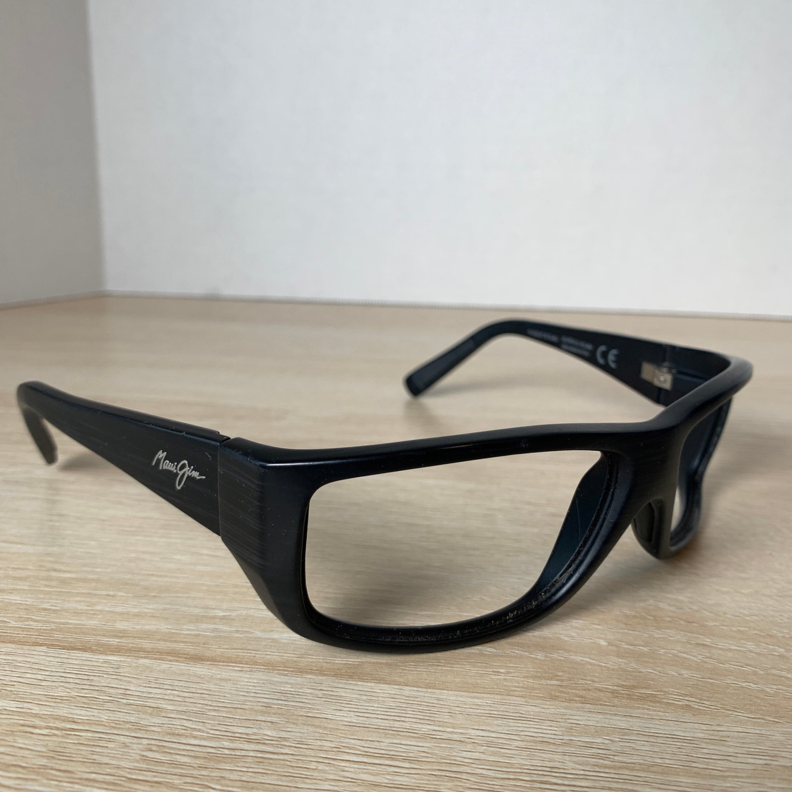NWOT Maui Jim Wassup MJ123-02W Black Sunglasses Frames Only 60.5-17-120 Italy 4