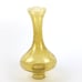 Yellow Air Bubbled Art Glass Lamp Shade Curvy Bottom Yellow Light Shade