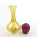 Yellow Air Bubbled Art Glass Lamp Shade Curvy Bottom Yellow Light Shade