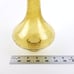Yellow Air Bubbled Art Glass Lamp Shade Curvy Bottom Yellow Light Shade
