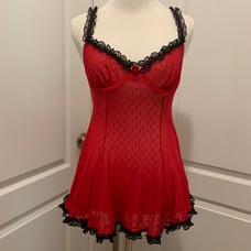 VS Vintage y2k milkmaid babydoll lingerie slip