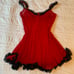 VS Vintage y2k milkmaid babydoll lingerie slip
