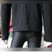Beyond Yoga waffle knit hooded sweater In black color Size Large