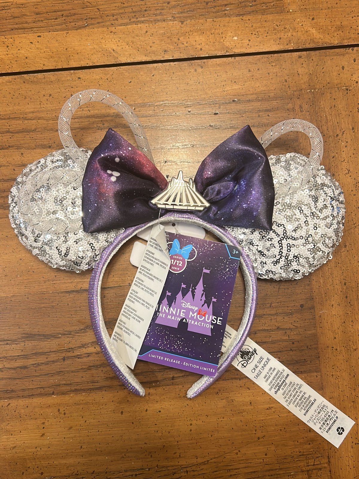 Disney Minnie Mouse Main Attraction Space Mountain Ears