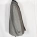 Enrico Coveri Men's Wool Coat Size L - Double-Breasted Gray Herringbone Quilted