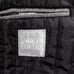 Enrico Coveri Men's Wool Coat Size L - Double-Breasted Gray Herringbone Quilted