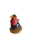 Wee Forest Folk WFF M-254 Little Nell Navy Blue Dress, Red Scarf 2000