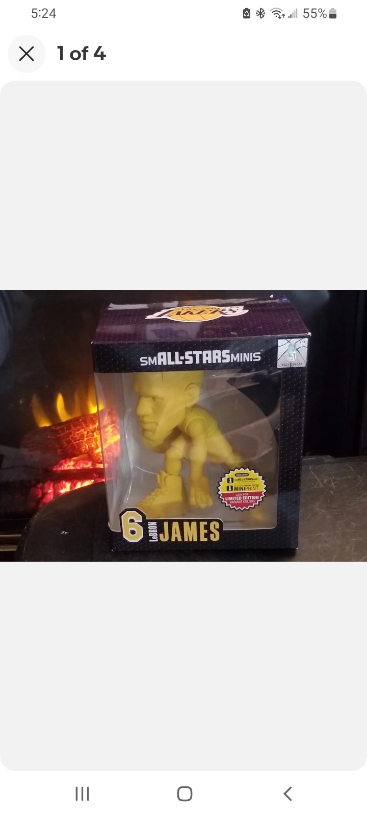 LeBron James ~ Lakers ~ Mini 6 NBA smALL-STARS ~ Yellow Color Variant ~ Sealed