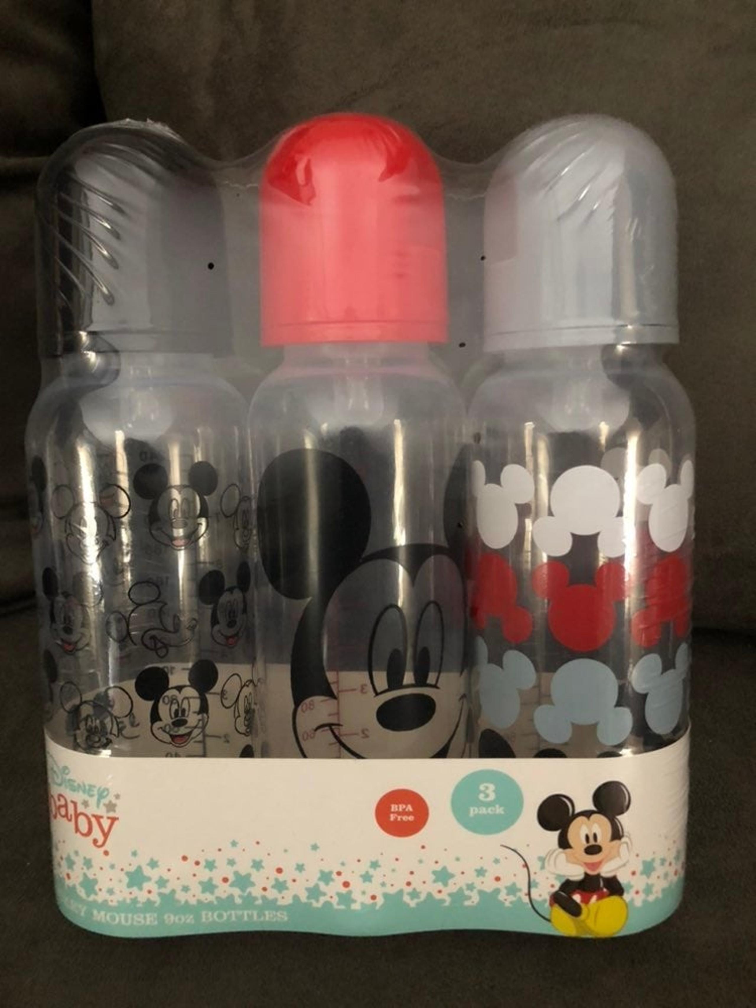 Disney Baby Mickey mouse three pack bottles