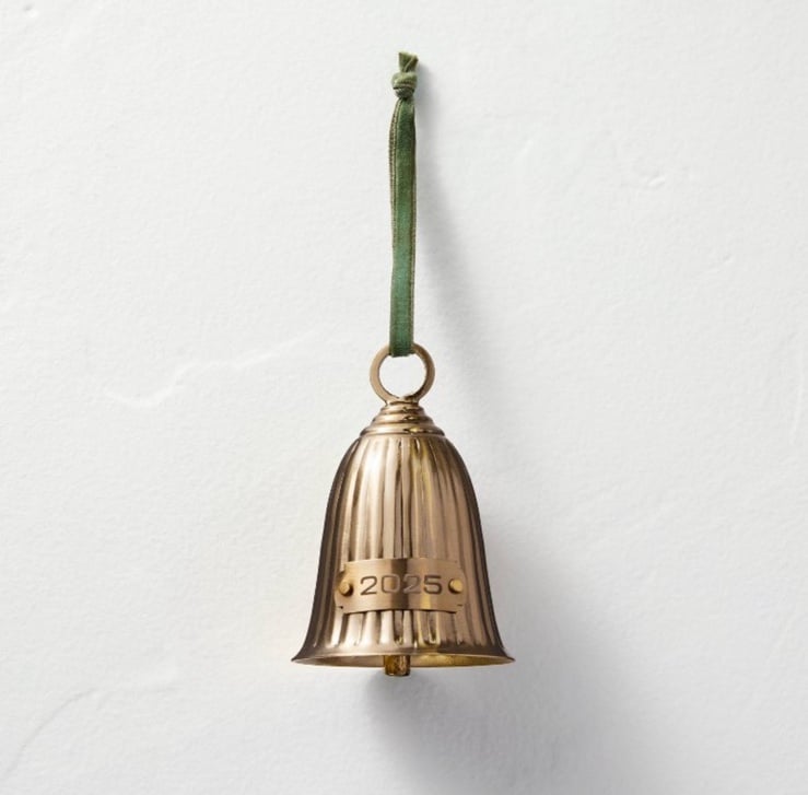 ‘2025’ Bell Ornament Hearth & Hand Magnolia