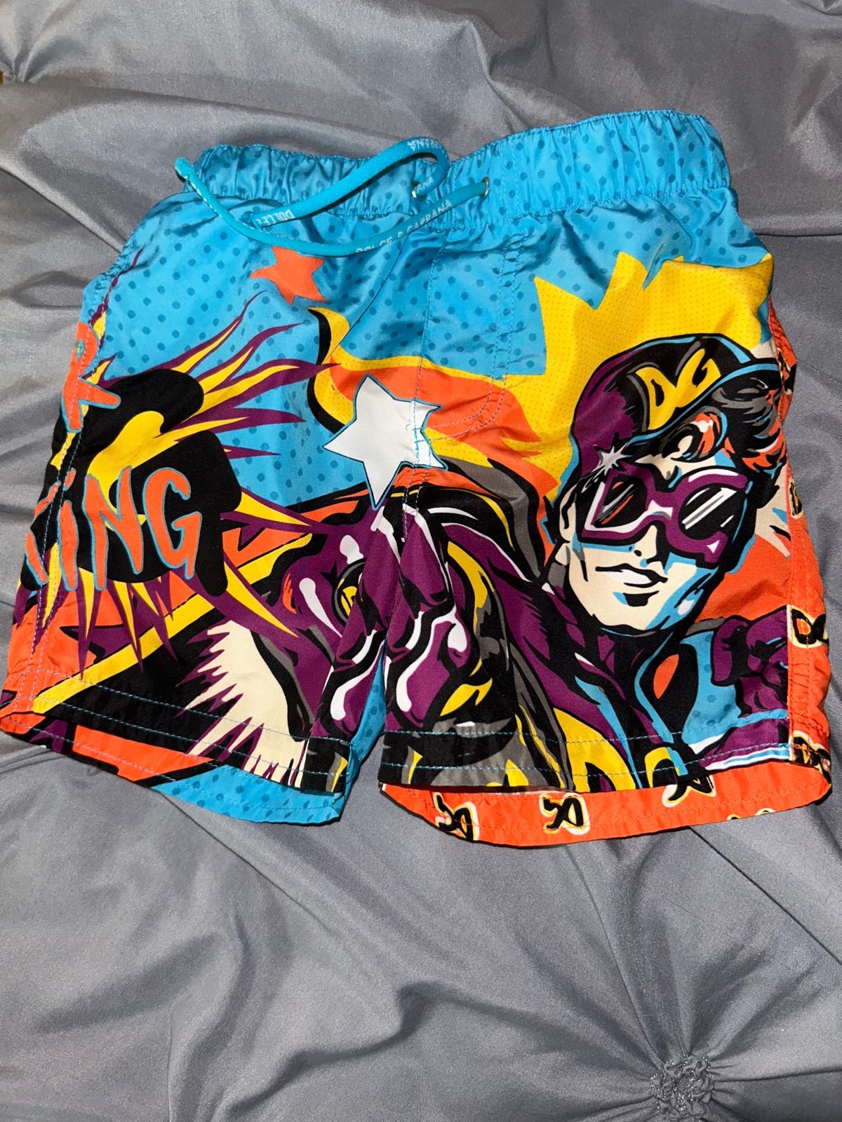 Dolce and Gabbana swim trunks toddler