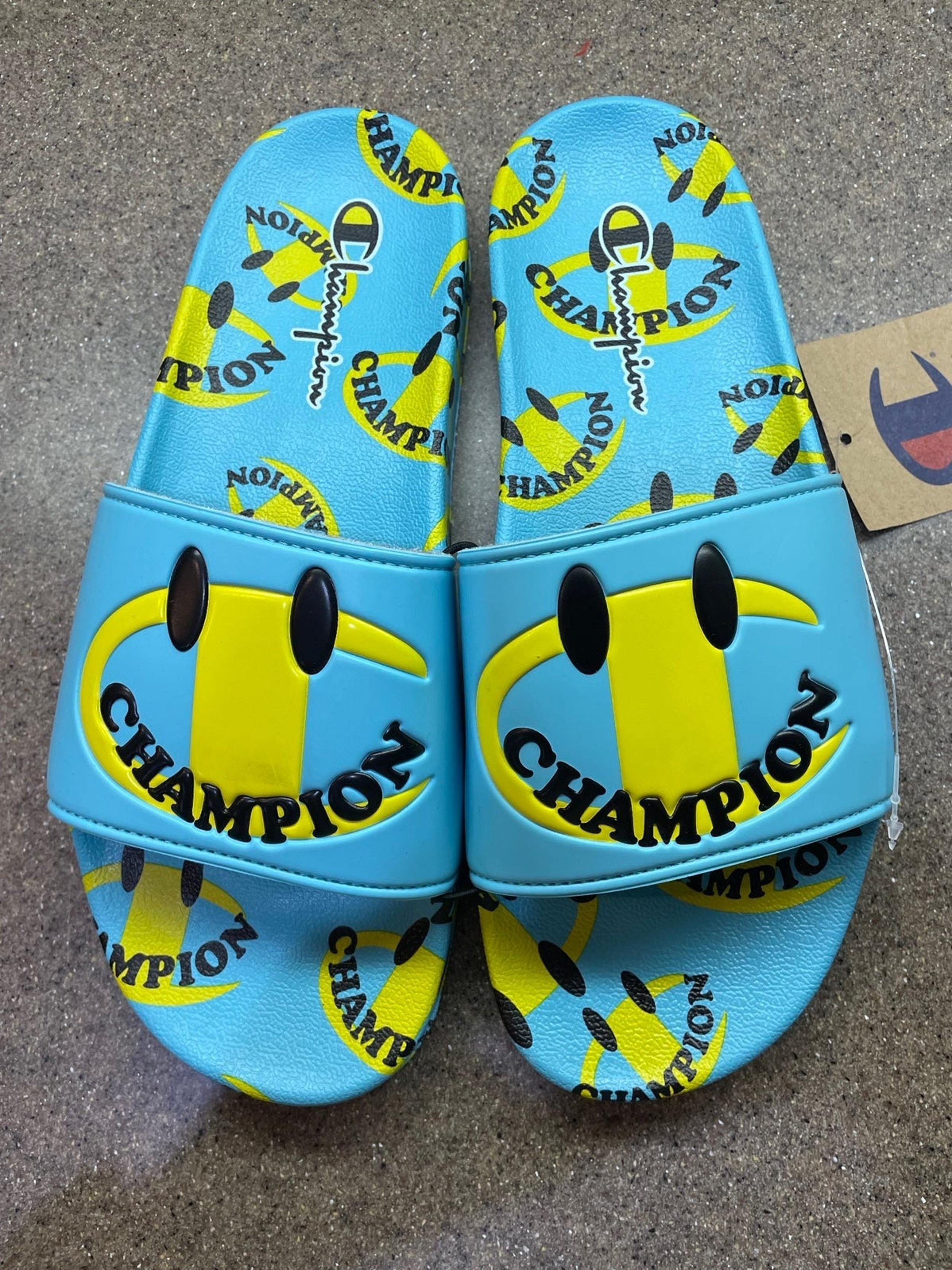Champion IPO “Smile Slides SlipOn Sandals, Men’s 13