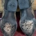 Lucchese M5730 Rustic Grey Leather Boots