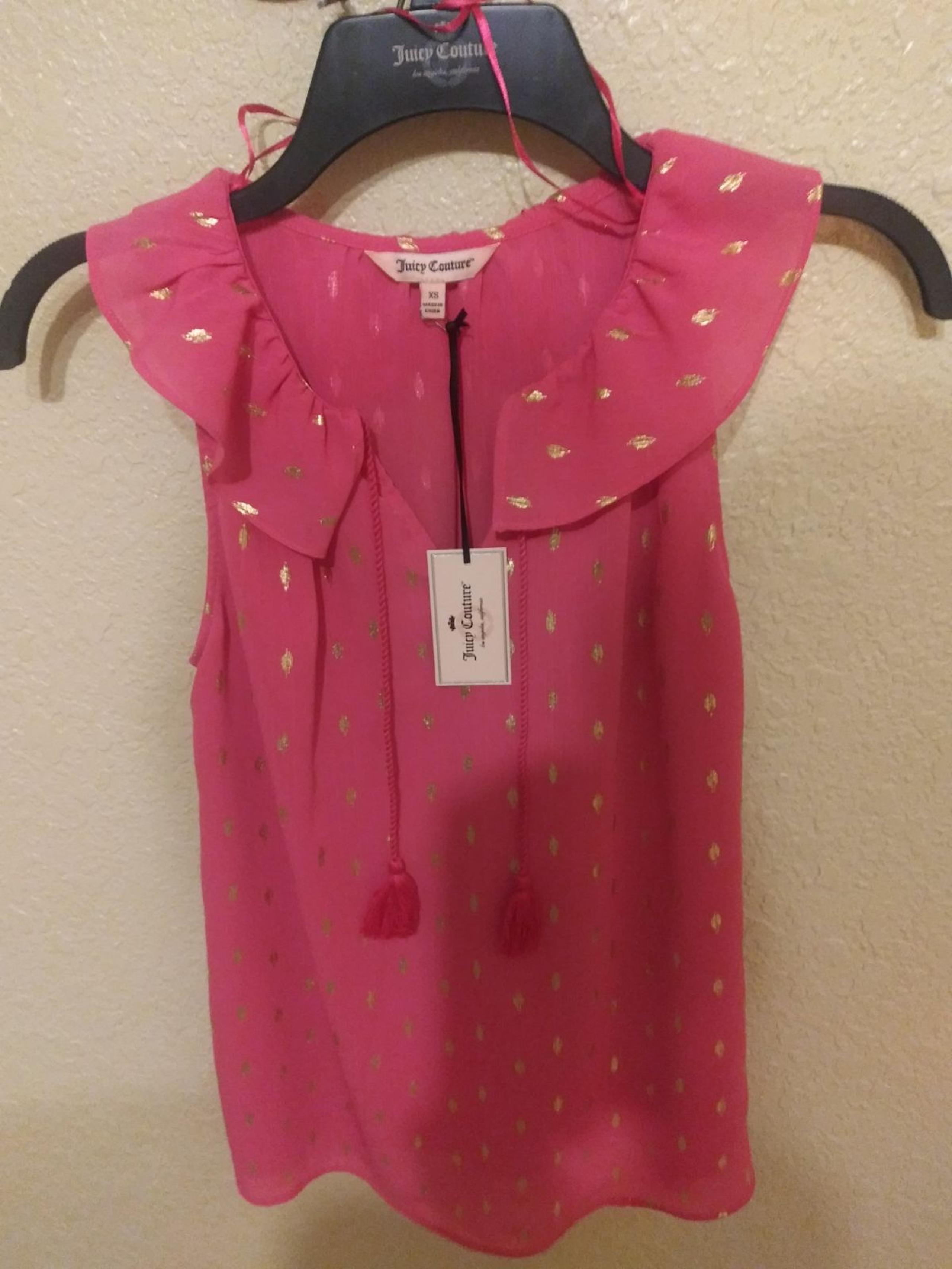 Juicy Couture sleeveless blouse