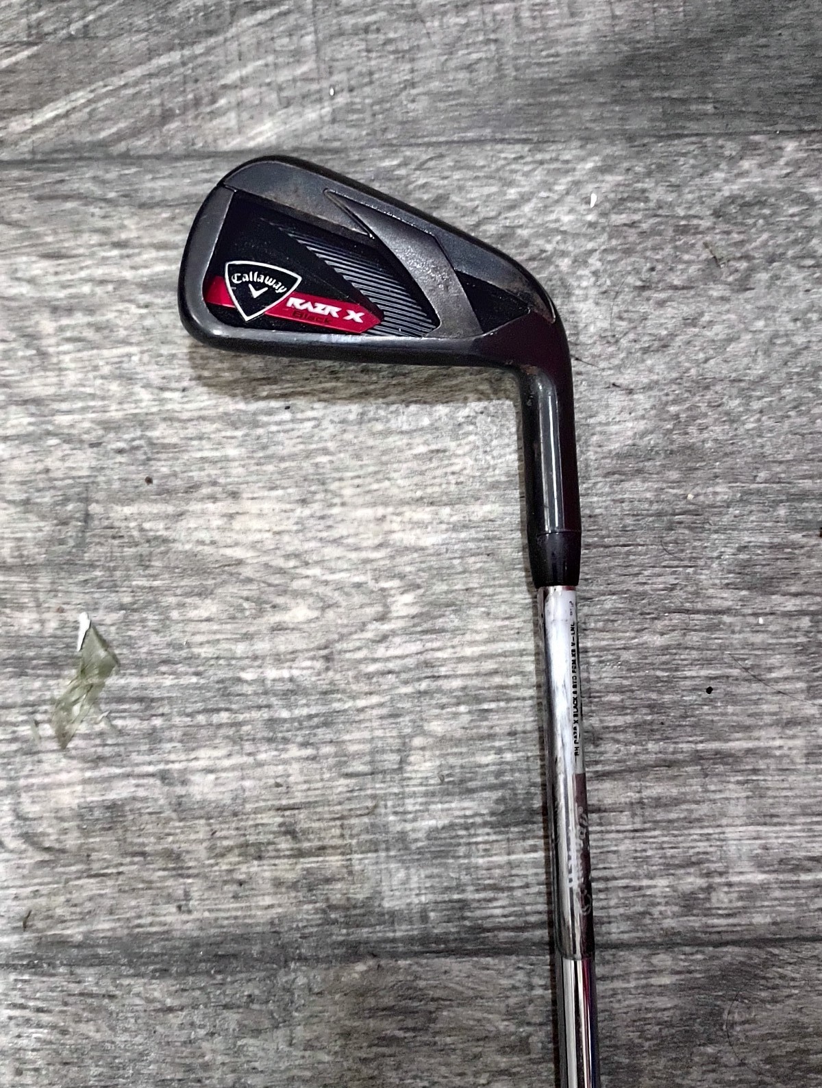 Callaway RAZR X Black Single 6 Iron