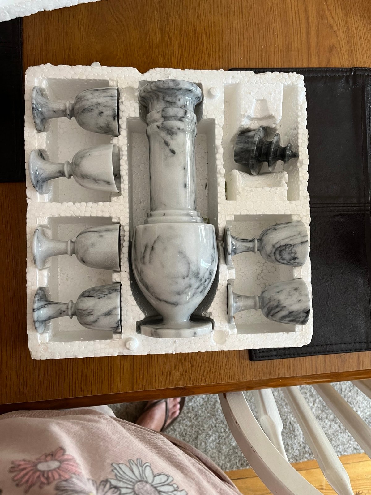 Marble bar set