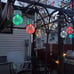 Garden Solar Lights,Evhome 4 Pack Hanging Solar Lights Multi-Color Outdoor LED