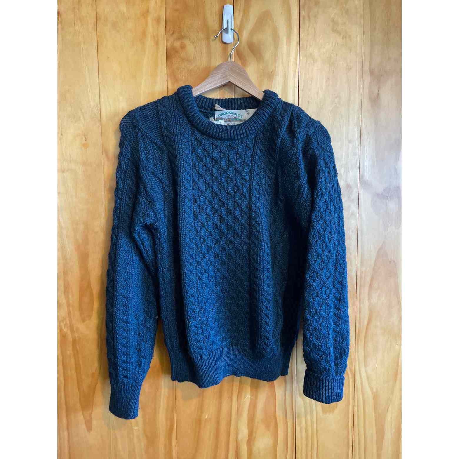 Size XS Aran Crafts Ireland Navy Women's Sweater & Sweatshirt