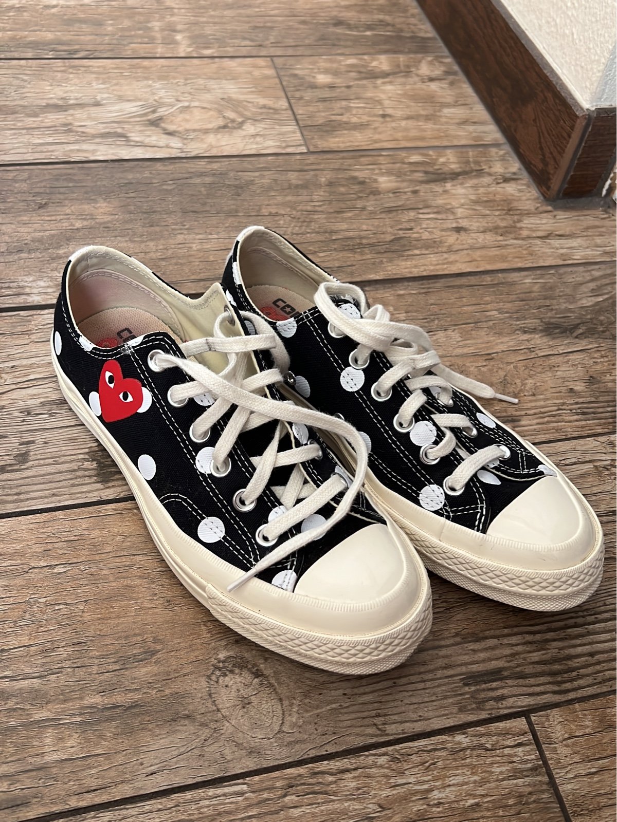Comme Des Garçons polka dot Converse