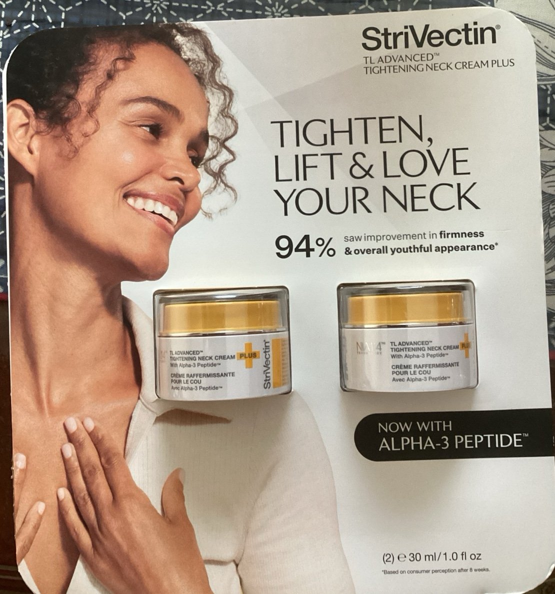 StriVectin TL Advanced Tightening Neck Cream Plus /1 oz 30 ml pack of 2