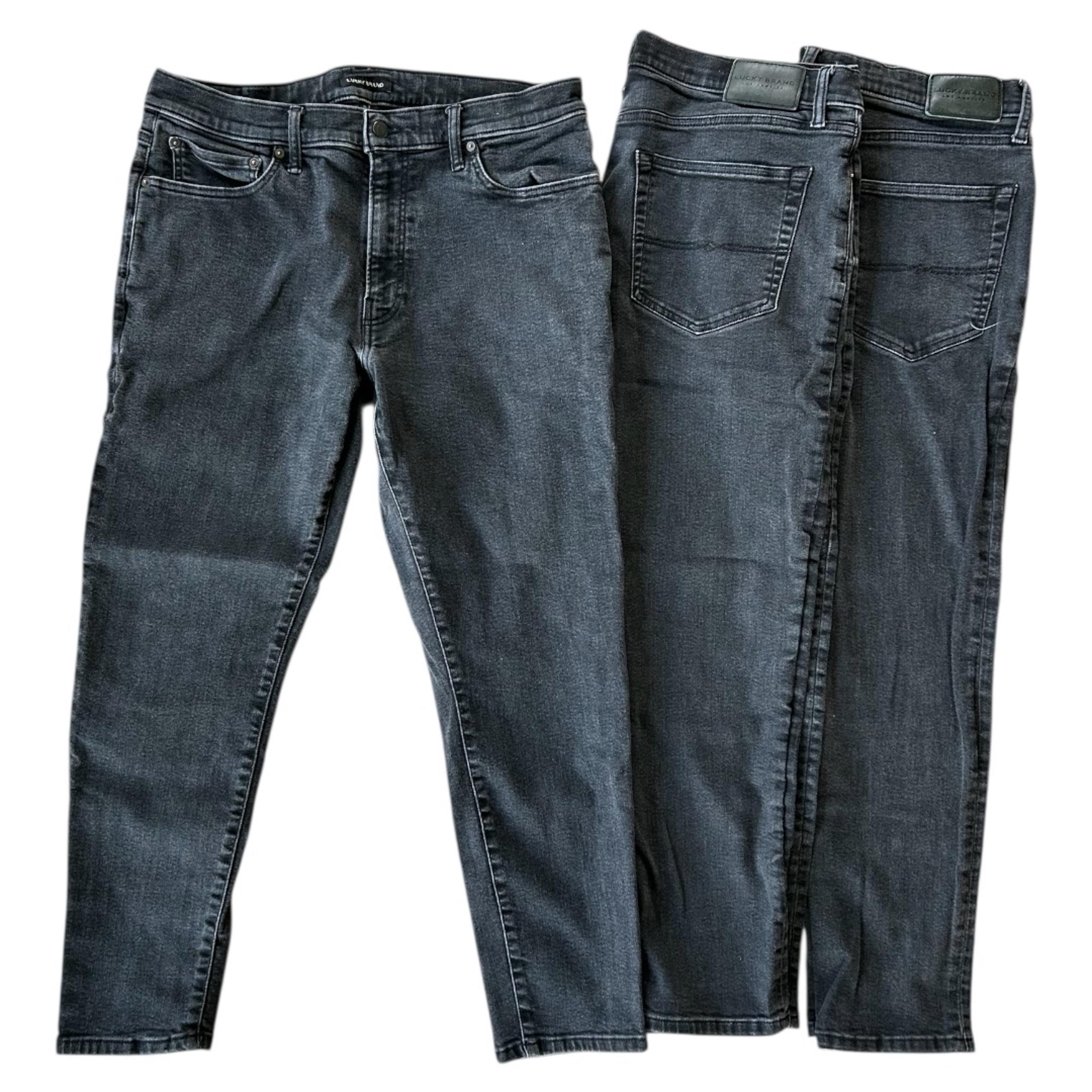3 pair- Lucky Brand 105 slim taper jeans
