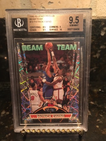 1992 Beam Team Patrick Ewing Bgs 9.5