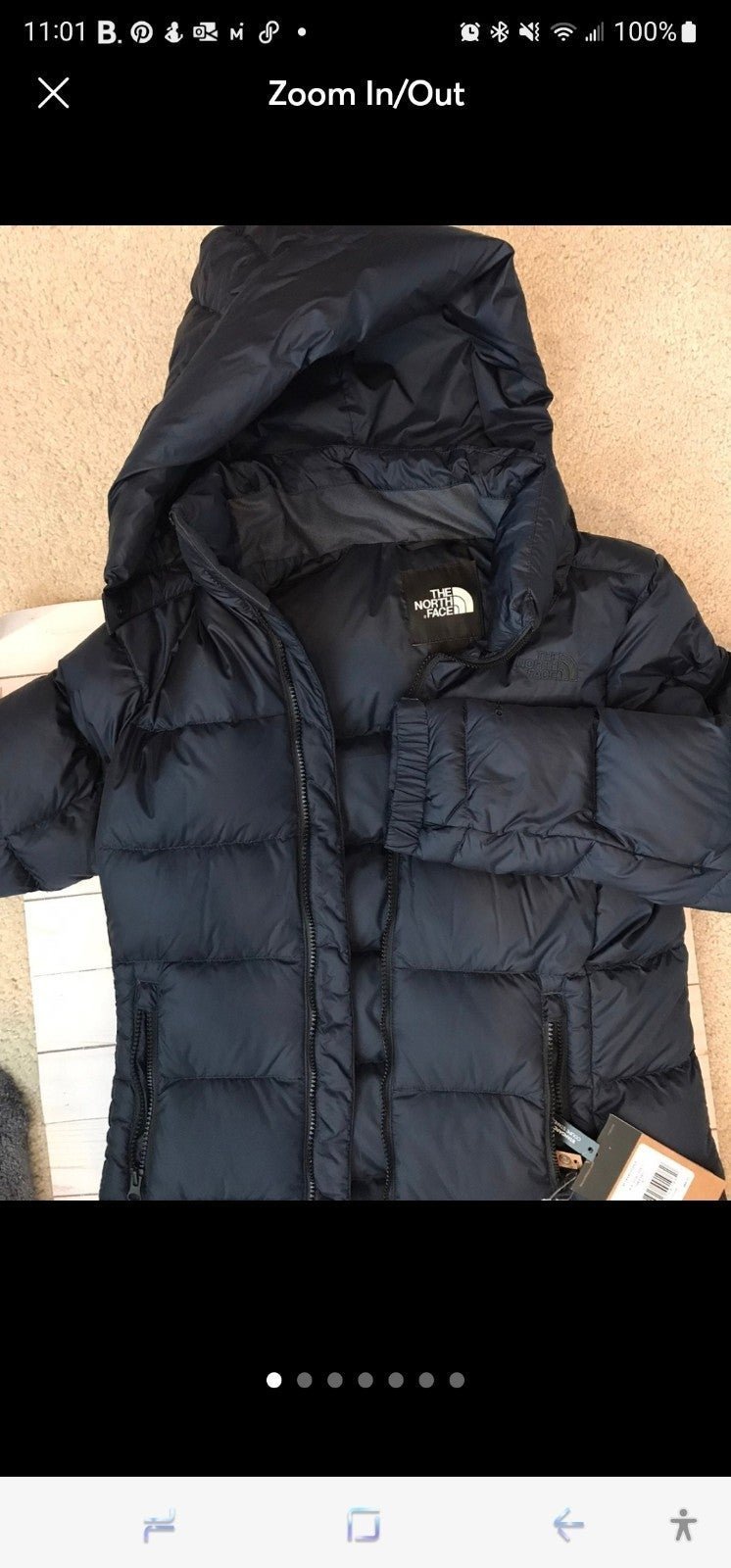 The North Face metropolis parka urban navy