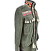 NWT America & Beyond Aztec Embroidered Olive Velvet Parka Jacket Size Medium K71