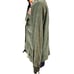NWT America & Beyond Aztec Embroidered Olive Velvet Parka Jacket Size Medium K71