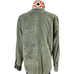 NWT America & Beyond Aztec Embroidered Olive Velvet Parka Jacket Size Medium K71