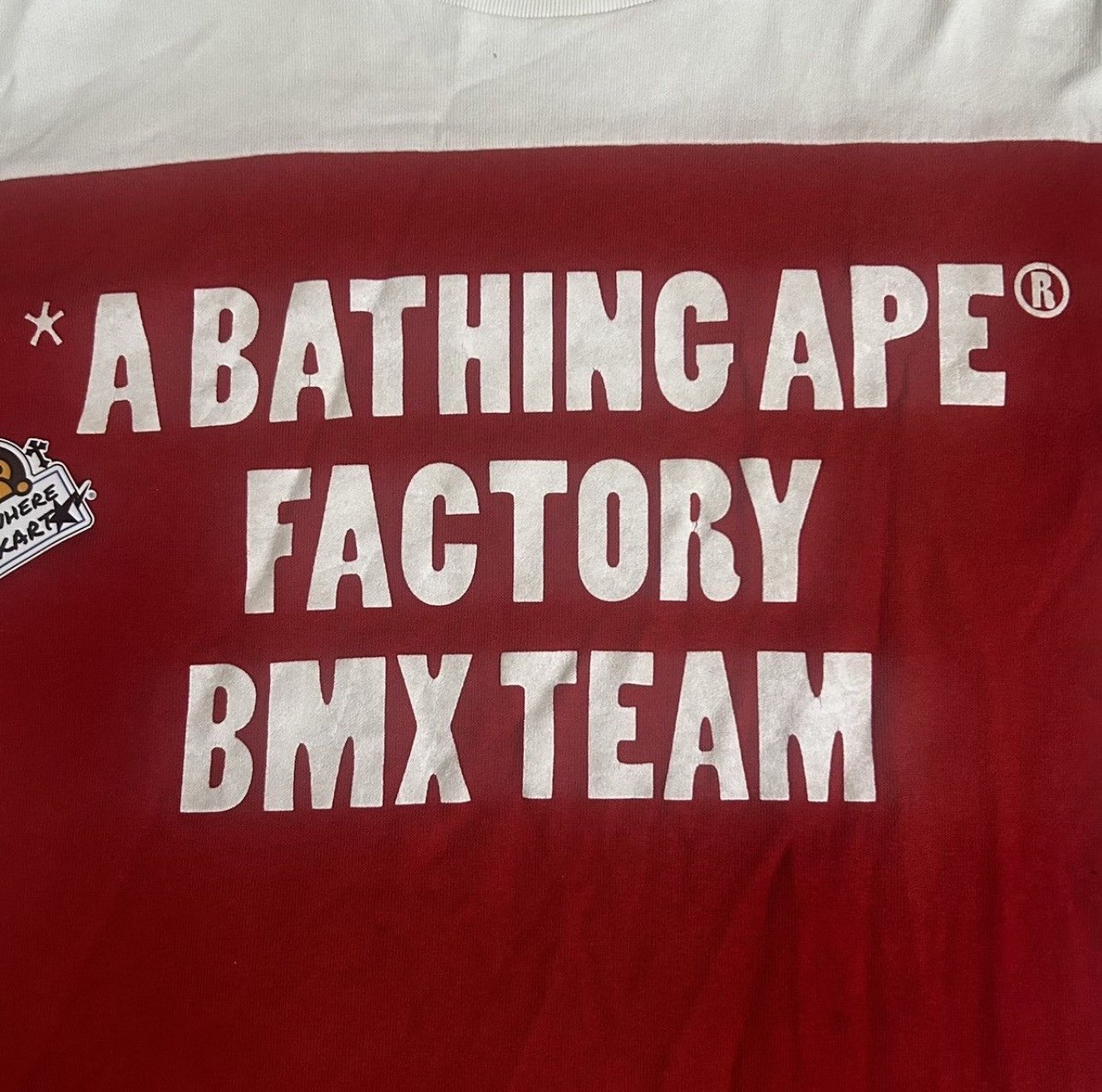 愛用 BMX ape Bathing team sleeve long トップス