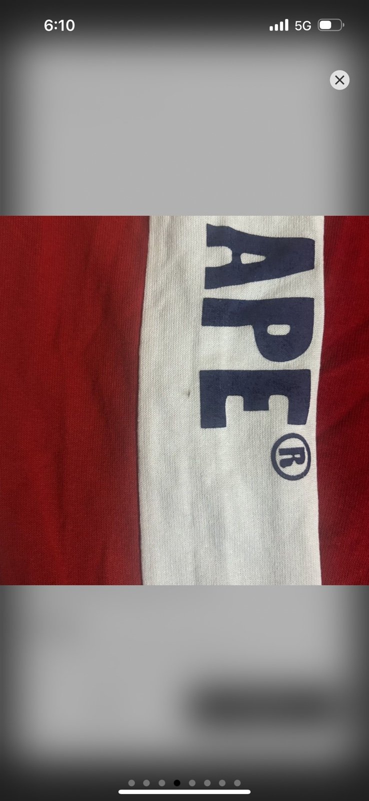 Bathing ape BMX team long sleeve