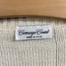 Vintage Ivory V Neck Knit Sweater Grandpacore Minimalist Old Money Sz M/L