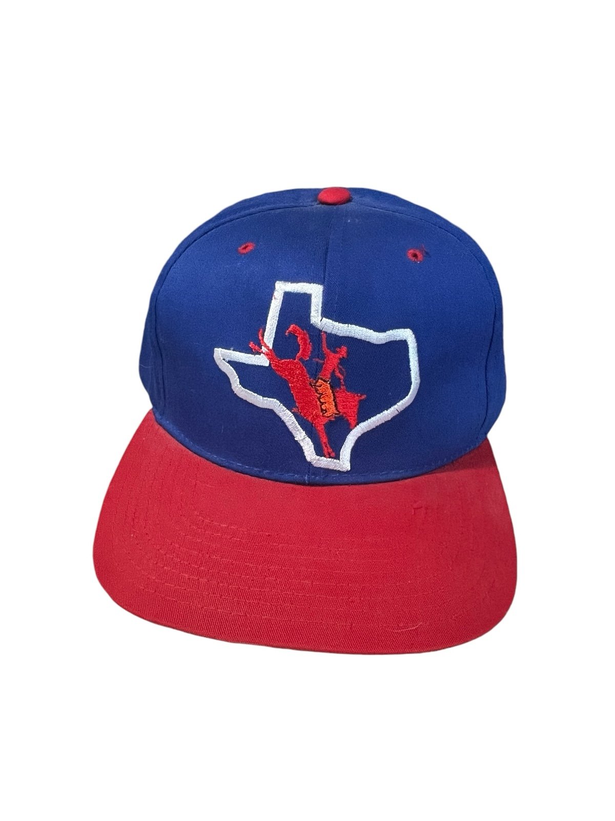 Vintage Texas American Needle/ANNCO State Blockhead Snapback Hat RARE