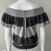 BCBG maxazria 100% Marino wool, off shoulder, open back sweater, MED, like new!