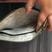 Michael Kors Stud Olive Green Wristlet