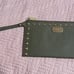 Michael Kors Stud Olive Green Wristlet