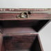 Antique Wood Storage Box Wooden Keepsake For Jewelry Trinket Floral Home Decor