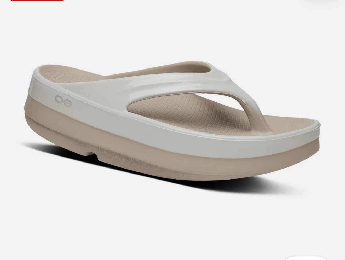 OOFOS Women's OOmega OOlala Stacked Sandal Fog Size 9