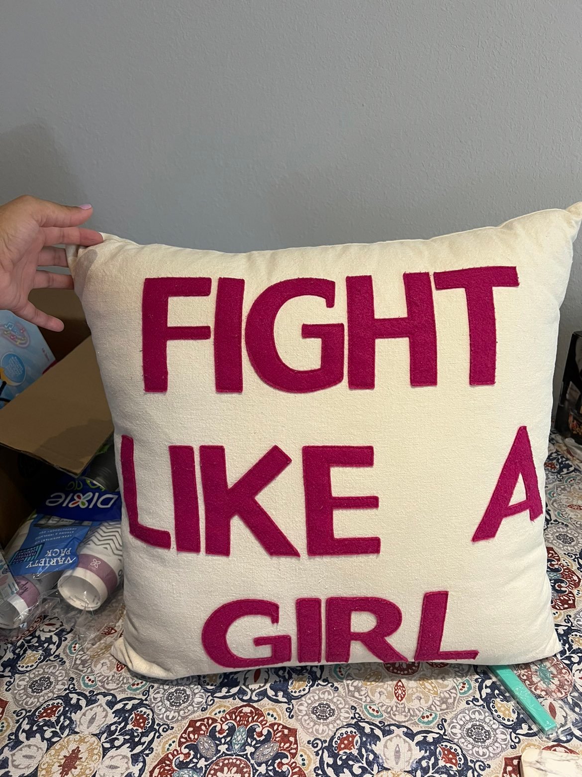 Alexandra ferguson throw pillow 20x20
